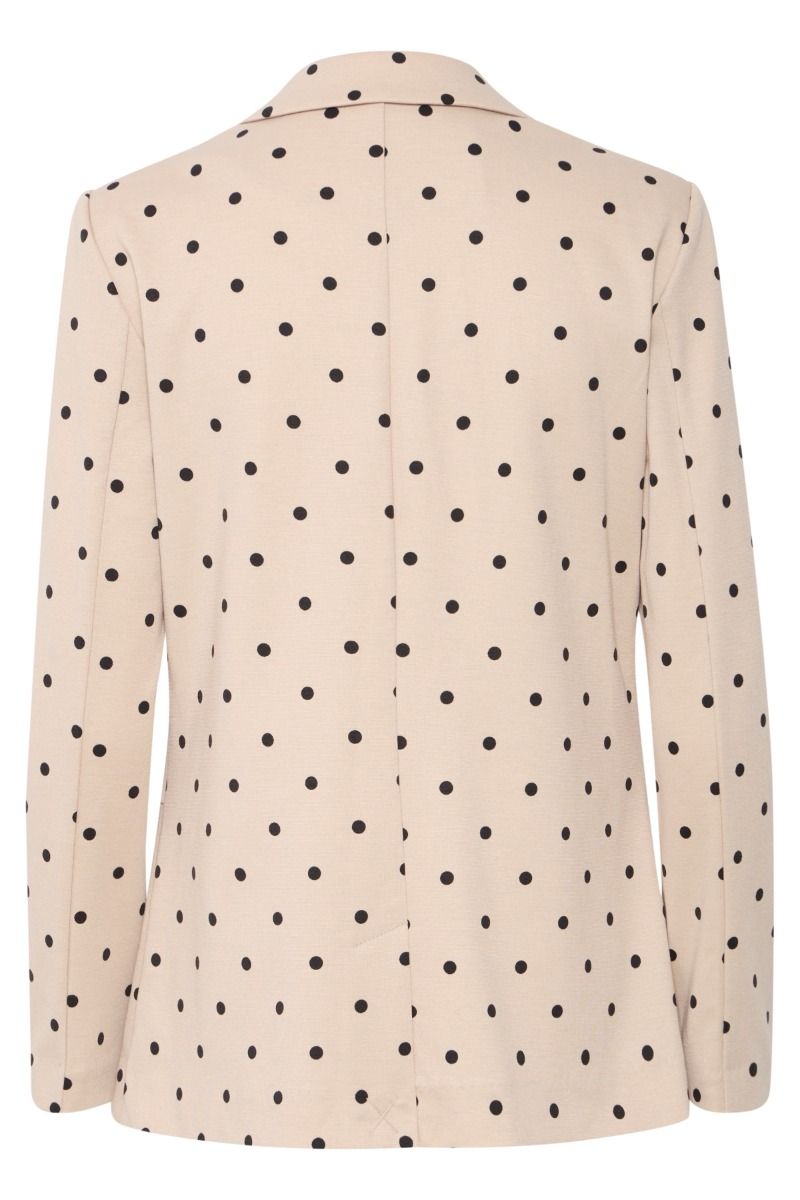 Ichi - Blazer - Kate Dot Long Blazer - Kate Dot Print