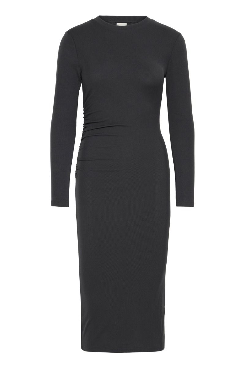 Ichi - Kjole - Loui DR - Gray Pinstripe