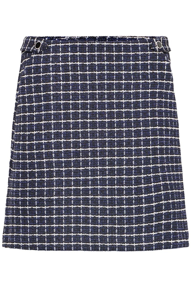 Ichi - Nederdel - Kate Cloule - Patriot Blue Check