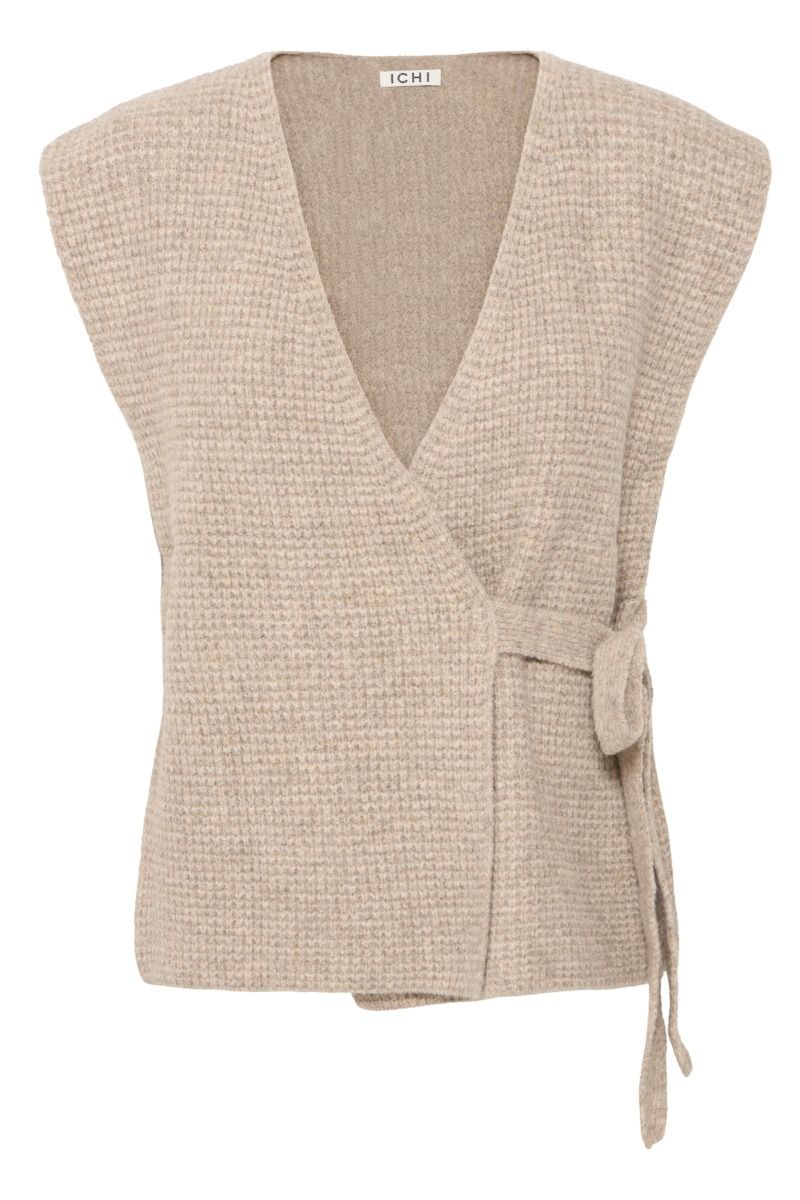 Ichi - Vest - Litten - Tiger's Eye Melange