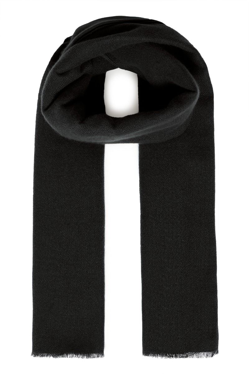 Ichi - Halstørklæde - Lana - Black