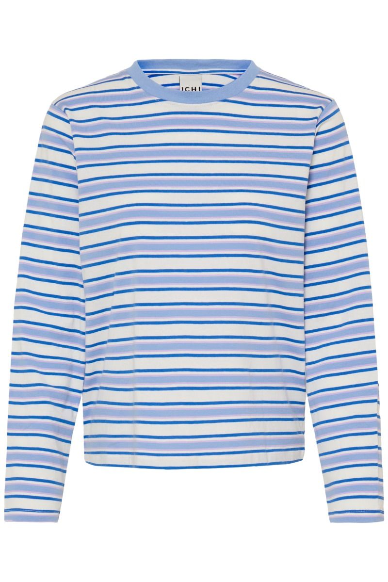 Ichi - Bluse - Mira Loose - Blue Multi Stripe