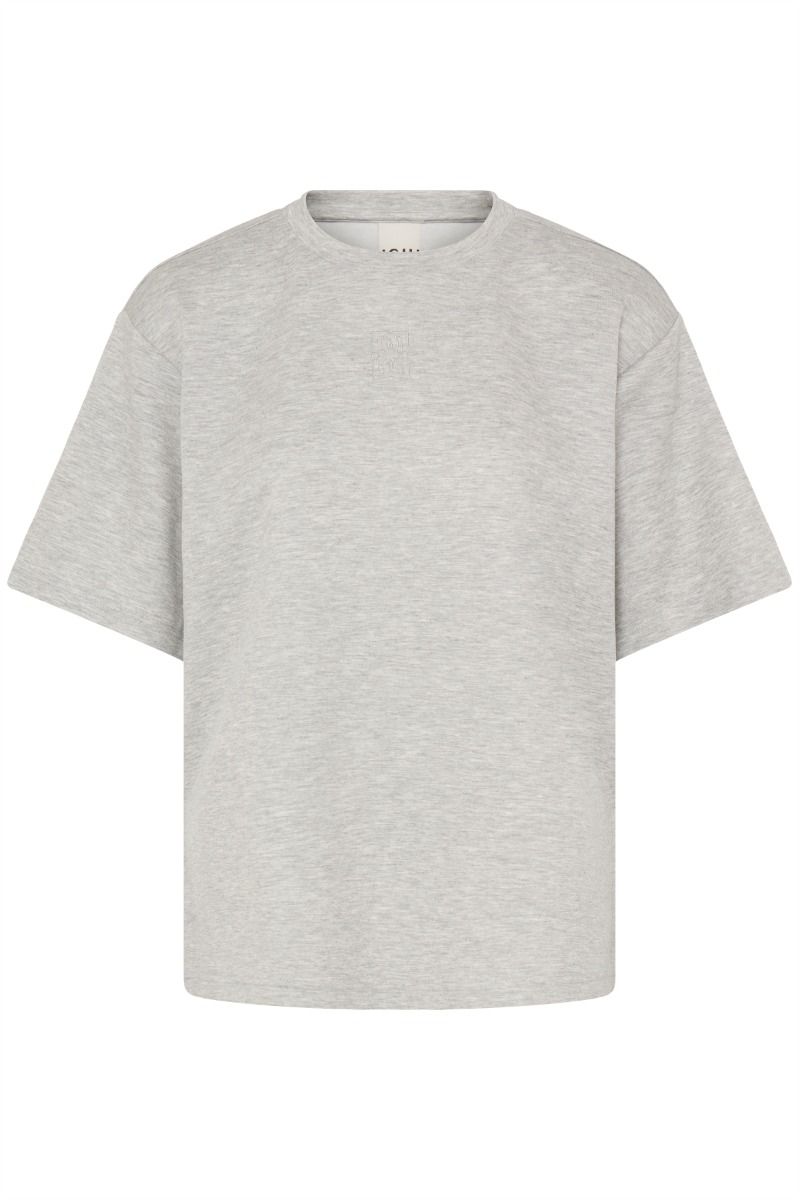 Ichi - T-shirt - Cozy SS - Light grey melange
