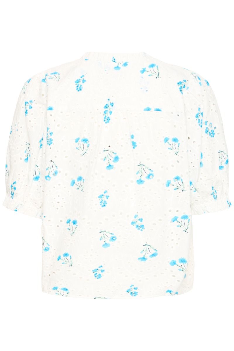 Ichi - Bluse - Judite SH - Cloud Dancer / Wild Orchid