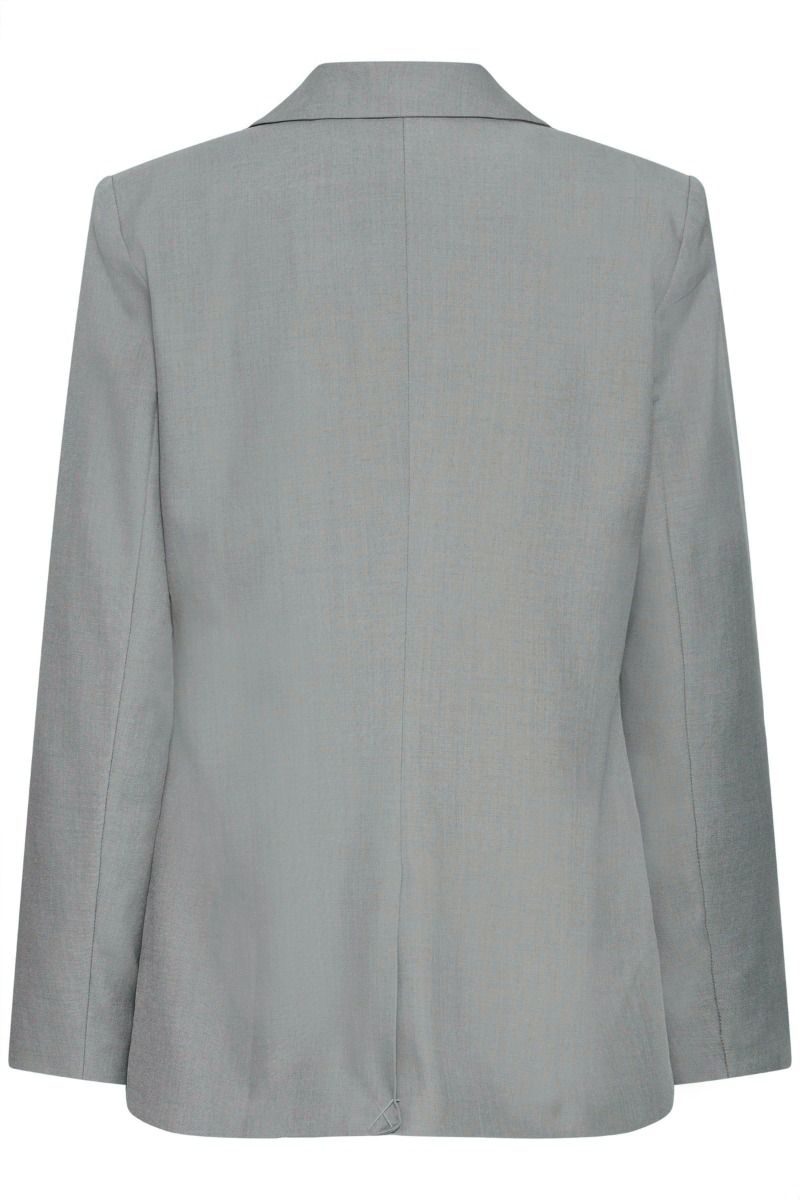 Ichi - Blazer - Fava Long Bl - Grey melange