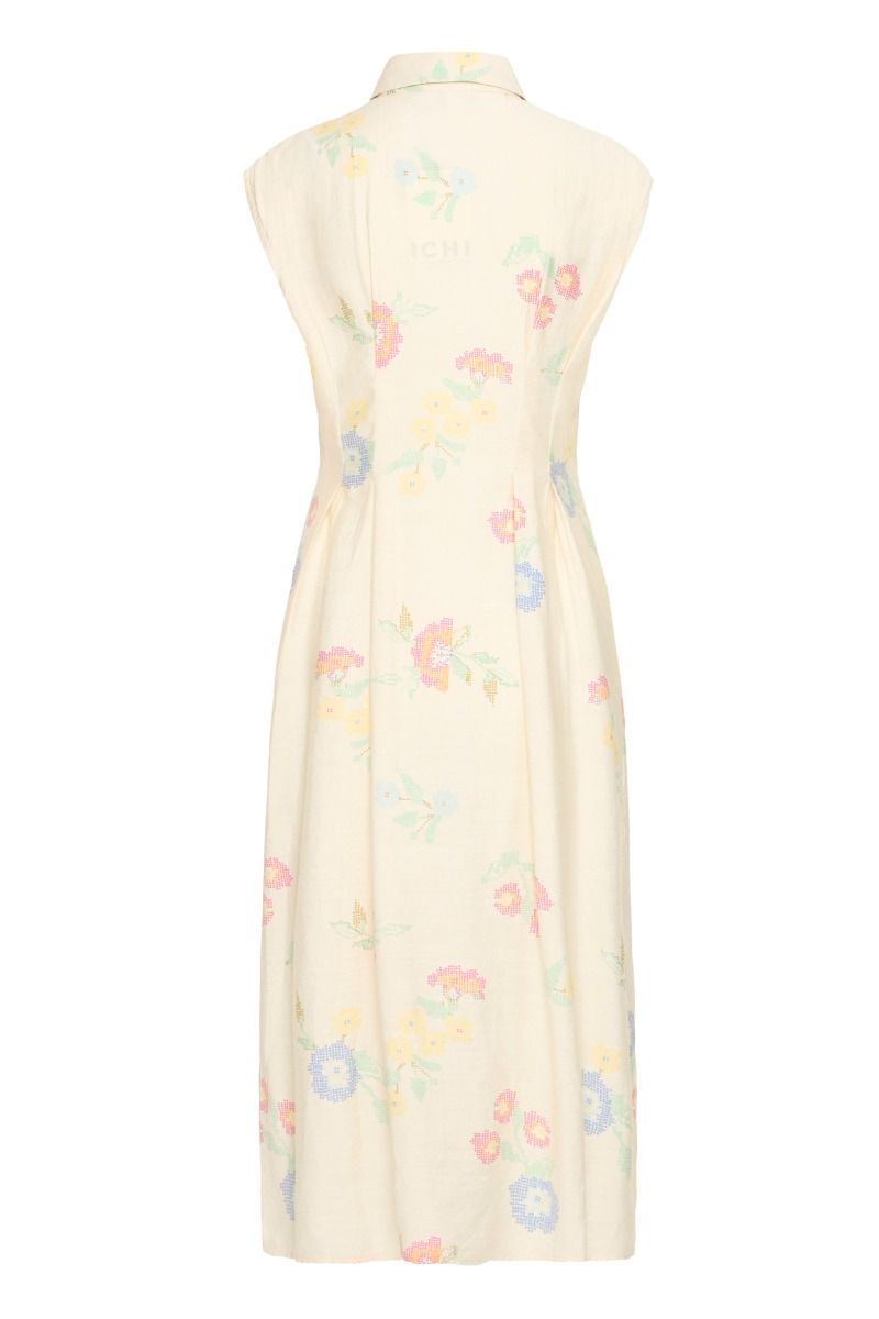 Ichi - Kjole - Ginni DR - Cross Stitch Flowers (Levering midt maj)