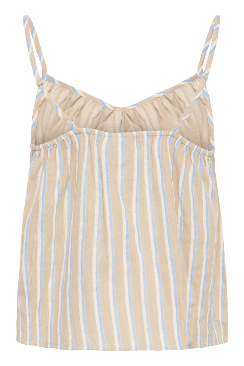 Ichi - Top - Foxa Singlet Stripe - Placid Blue Stripe (Levering midt april)