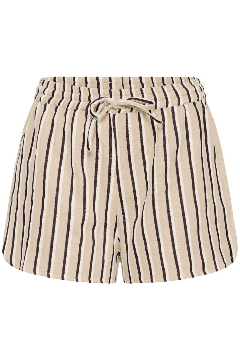 Ichi - Shorts - Foxa Shorts Striped - Meteorite Stripe (Levering midt april)