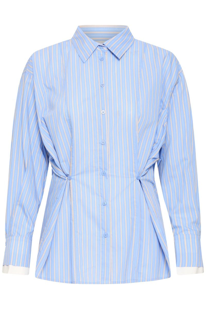 Ichi - Skjorte - Flinna SH - Classic Blue Stripe