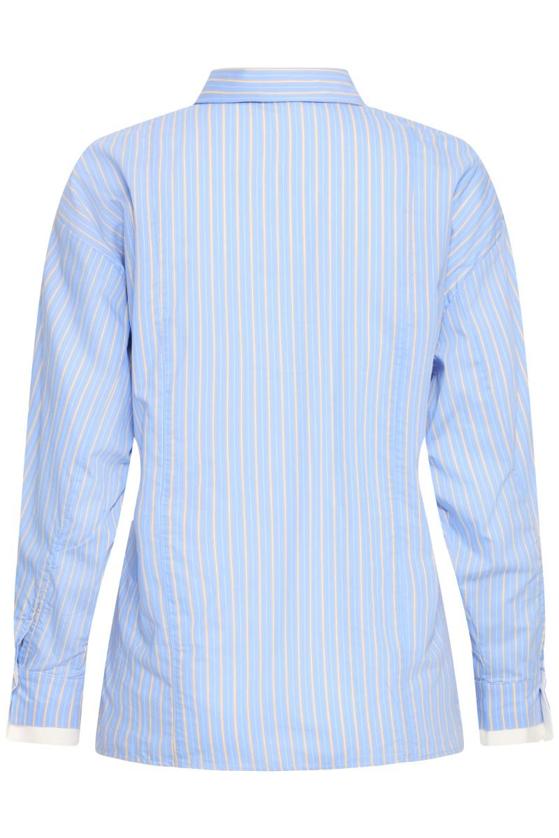 Ichi - Skjorte - Flinna SH - Classic Blue Stripe