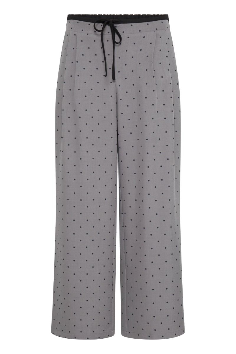 Ichi - Bukser - Dorthea Dot PA - Fored Iron/Black