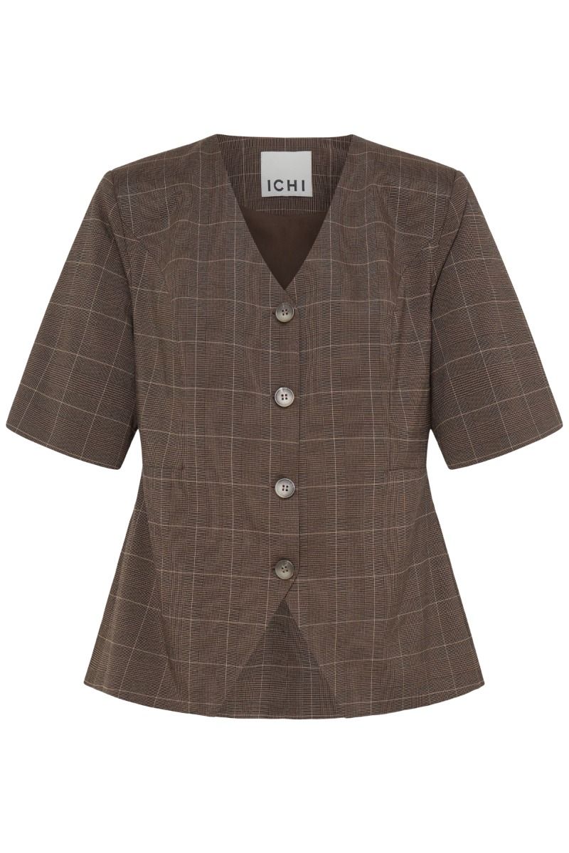 Ichi - Blazer - Nilla SS BL - Bracken/Toasted Coconut