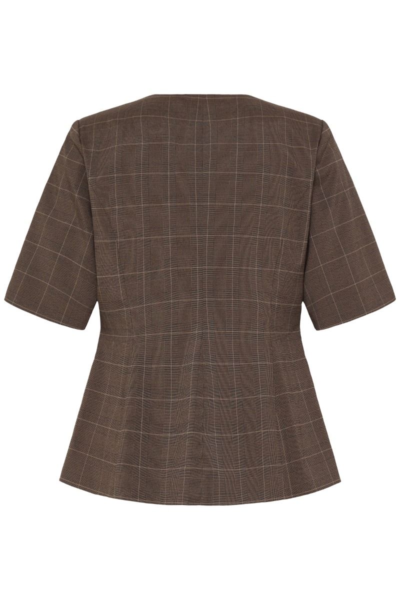 Ichi - Blazer - Nilla SS BL - Bracken/Toasted Coconut