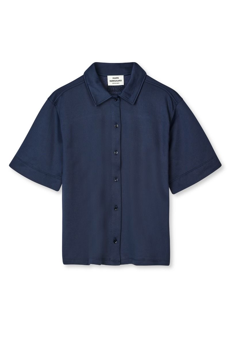 Mads Nørgaard - T-shirt - Shiny Jersey Hazel Shirt - Parisian Night