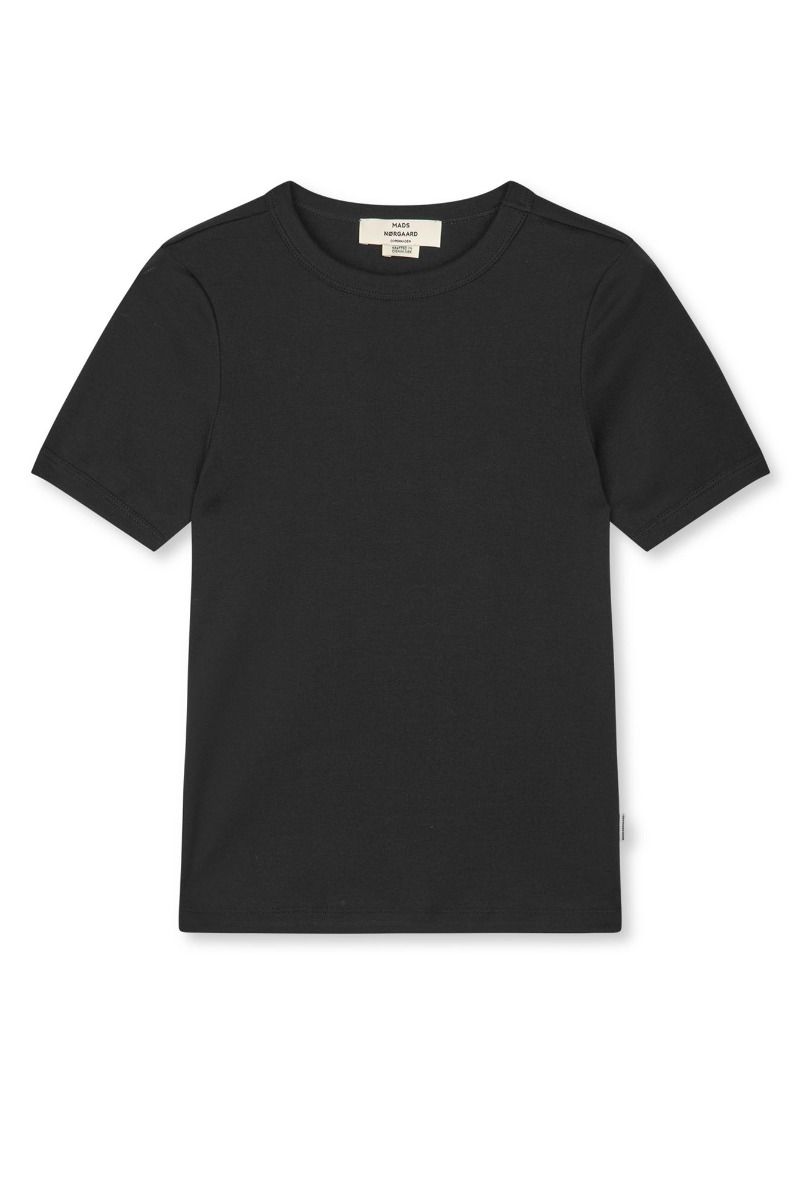 Mads Nørgaard - T-shirt - Grace Jersey June Tee - Black