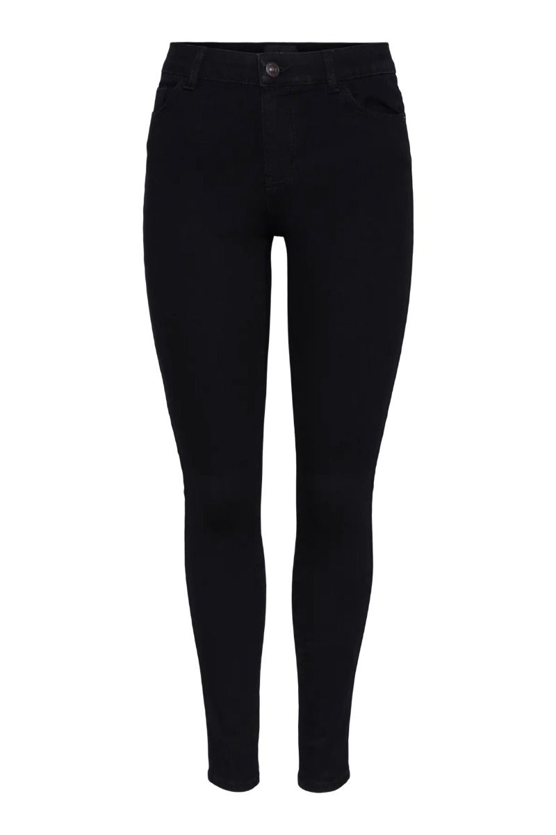 Pieces - Jeans - Dana Mw Skinny Jeans - Black Denim