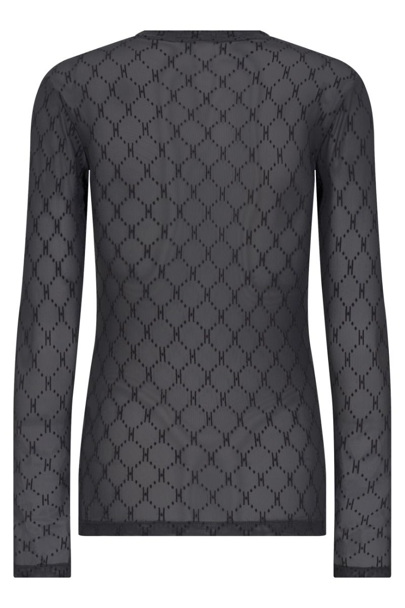 Hype The Detail - Bluse - Mesh Blouse - Grå