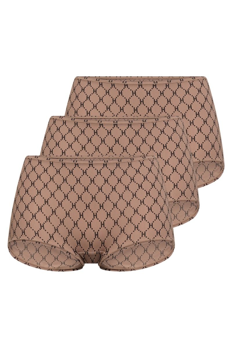 Hype The Detail - Undertøj - Brief Logo 3-pk - Brun 