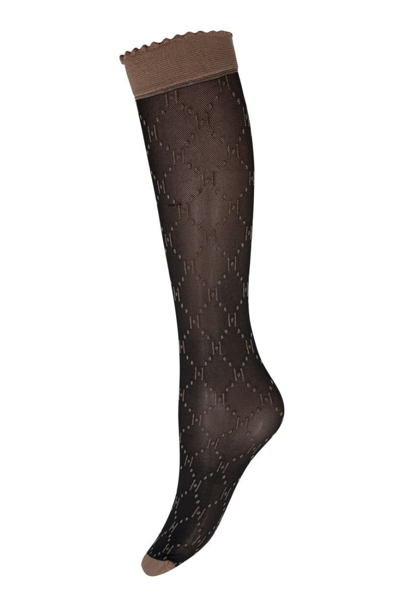 Hype The Detail - Strømper - Knee high logo - Black