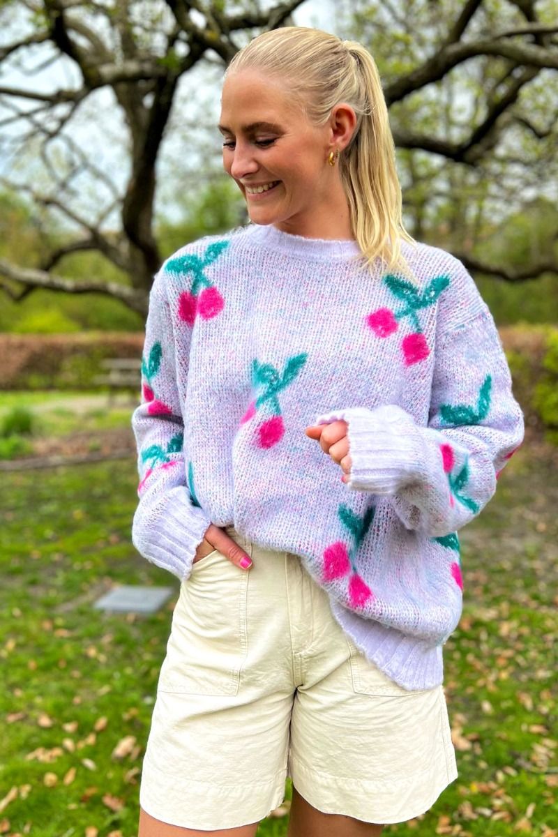 Noella - Strik - Lela Knit Sweater - Cherry