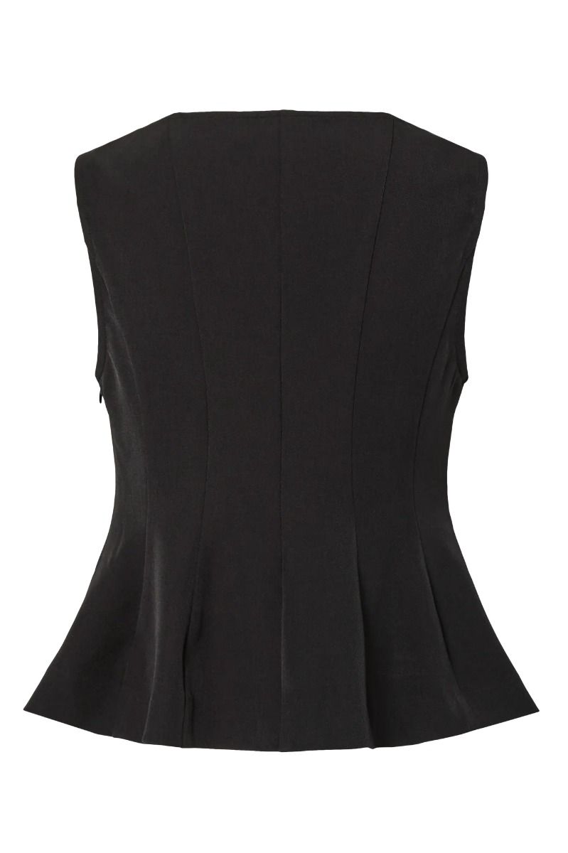 Pieces - Top - Jossa Boatneck Top - Black
