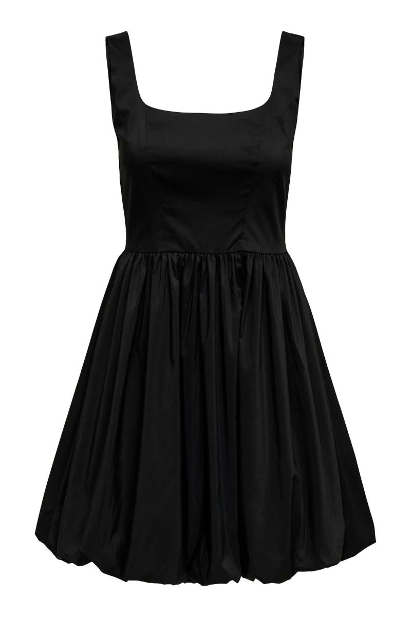 JDY - Kjole - Mio S/L Bubblehem Dress - Black
