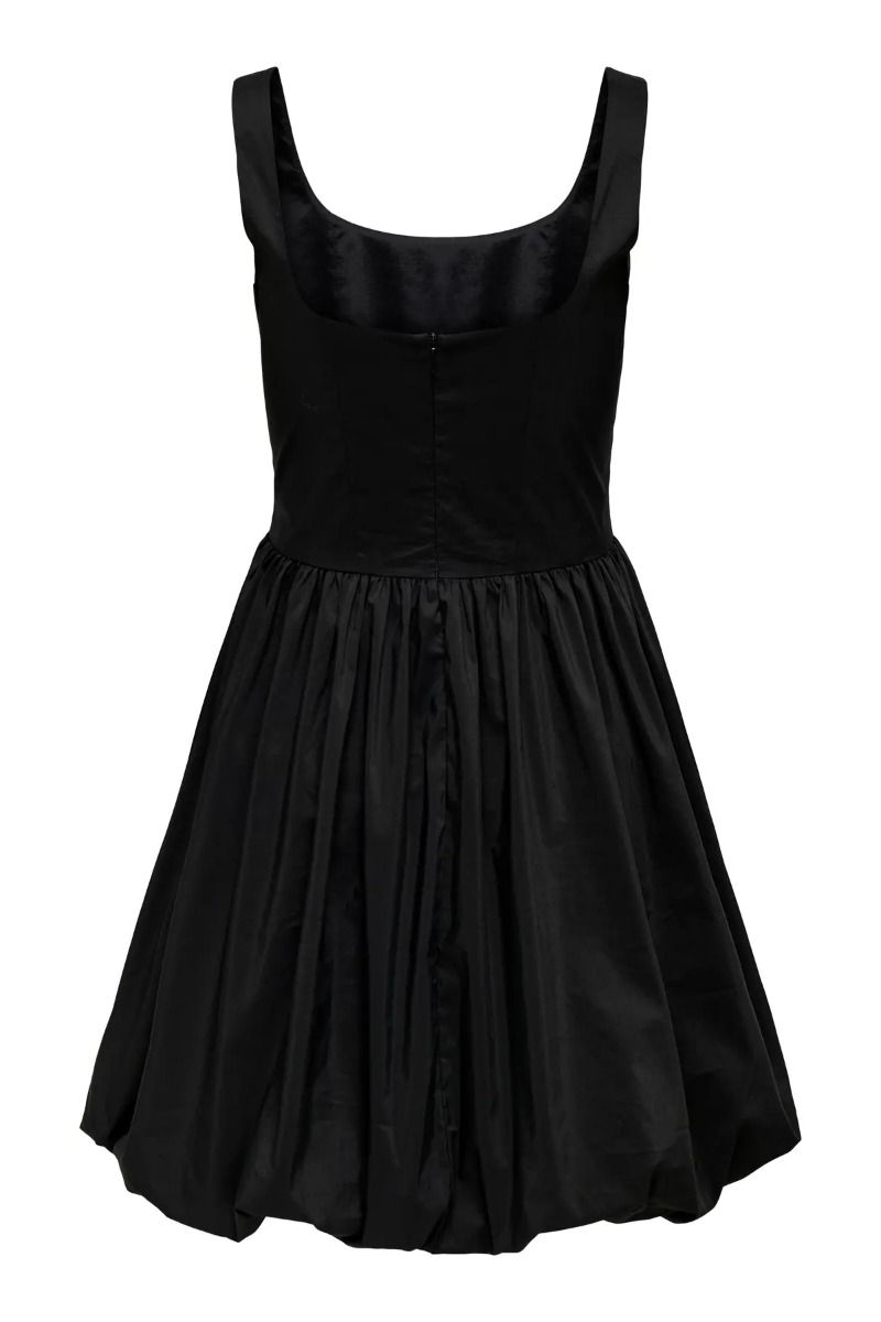 JDY - Kjole - Mio S/L Bubblehem Dress - Black