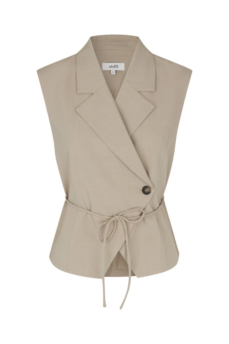 MbyM - Vest - Evelora-M - Light Sand (Levering midt marts)