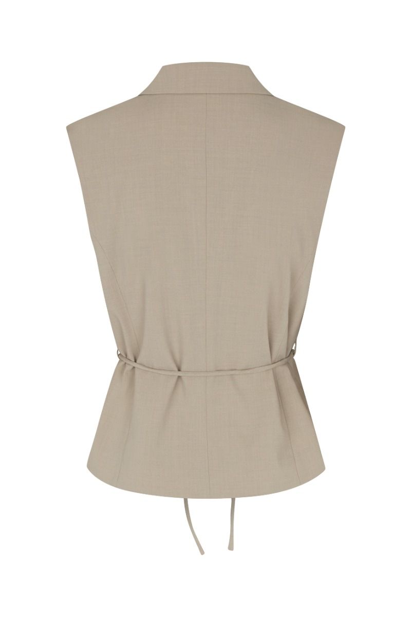MbyM - Vest - Evelora-M - Light Sand (Levering midt marts)