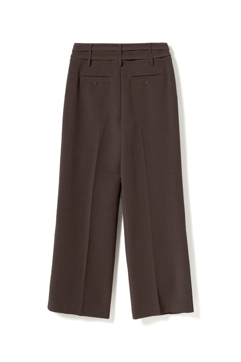 Noella - Bukser - N-Darryl HW Pants - Chocolate