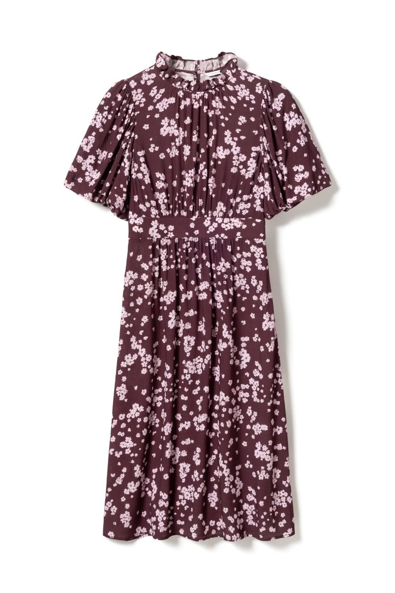 Noella - Kjole - N-Ruth Dress - Deja Burgundy Print