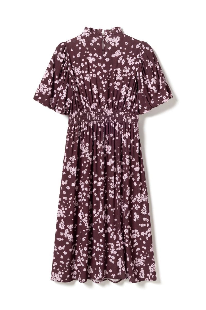 Noella - Kjole - N-Ruth Dress - Deja Burgundy Print