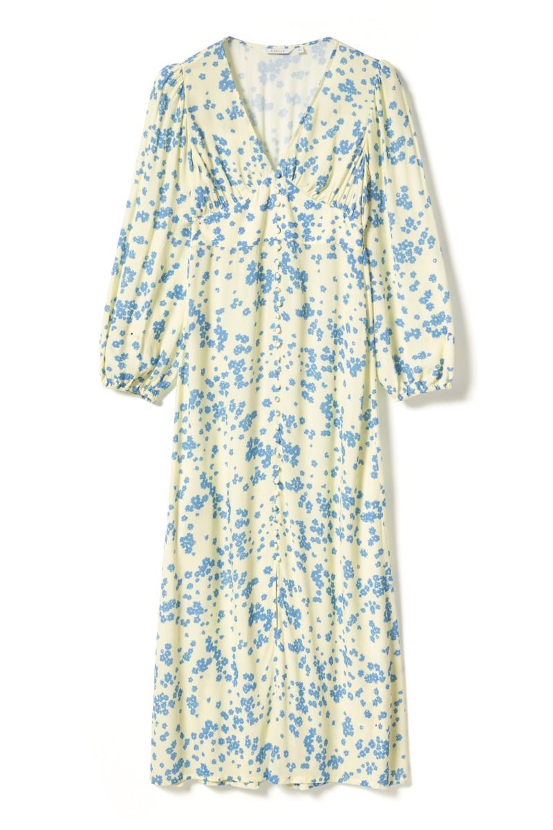 Noella - Kjole - Lilith Maxi Dress - Deja Yellow Print