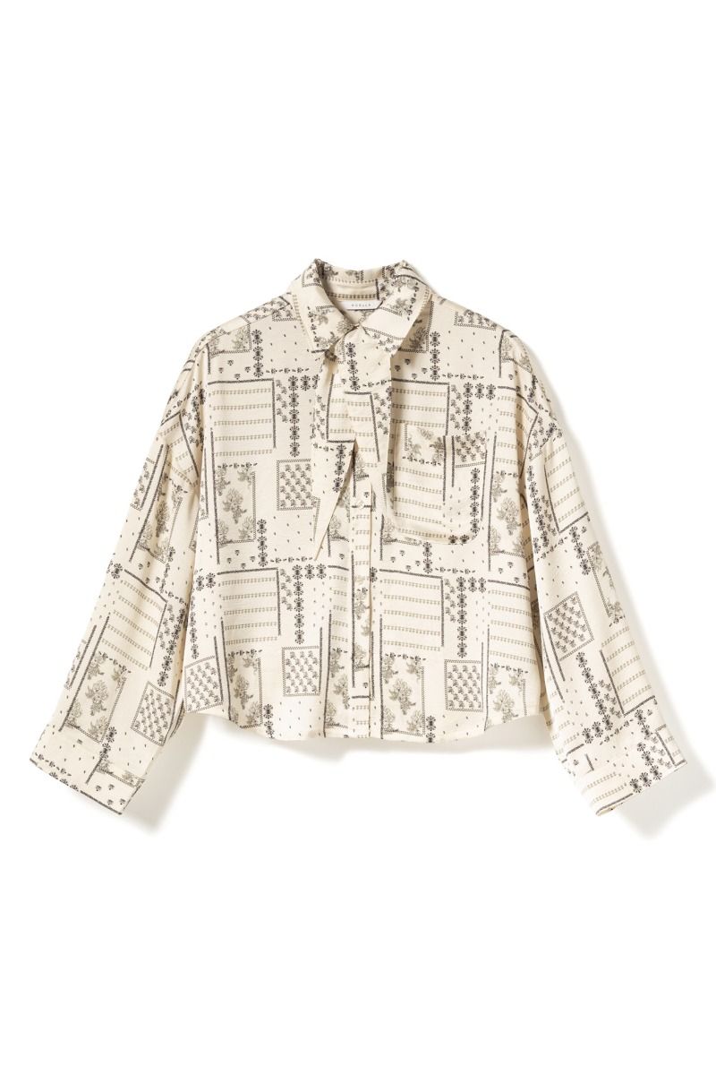 Noella - Bluse - Lirinnah Shirt Dolly - Ivory Print