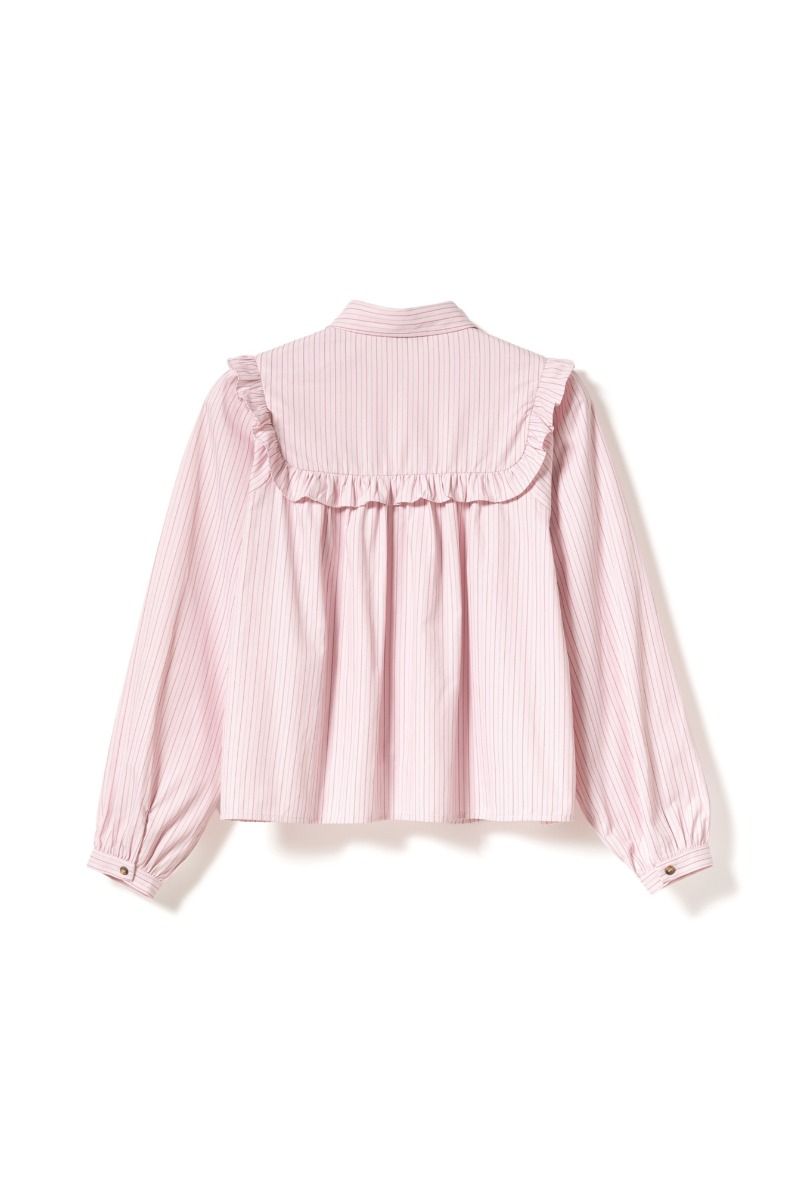 Noella - Bluse - N-Mikayla Blouse - Donnie Blush Stripe