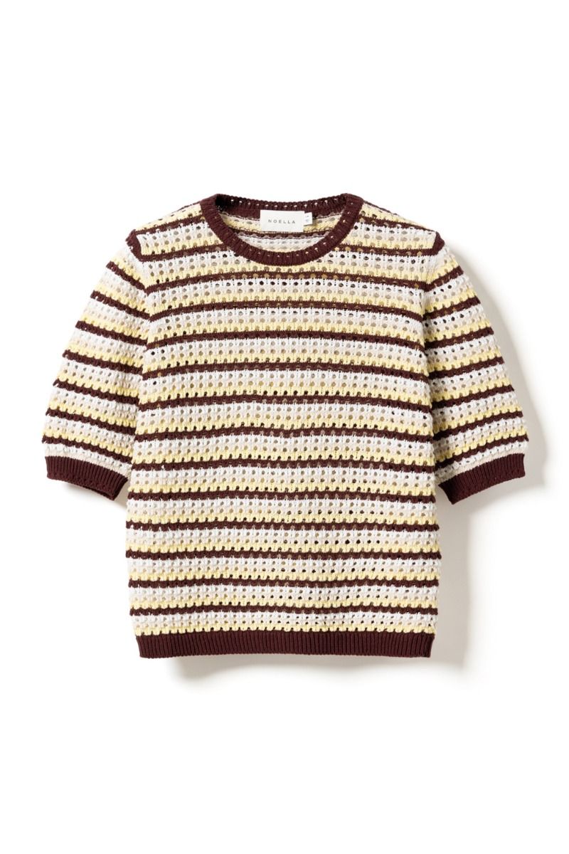 Noella - Top - N-Maylin Knit - Dinah Brown Stripe