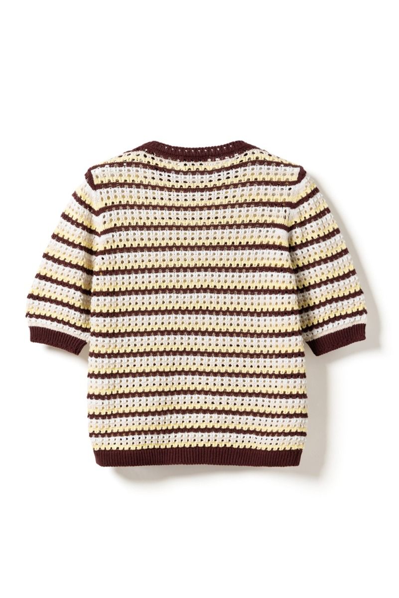 Noella - Top - N-Maylin Knit - Dinah Brown Stripe