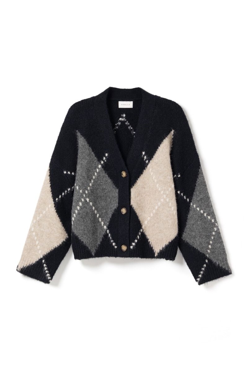Noella - Cardigan - N-Laiana Knit Cardigan - Navy Mix