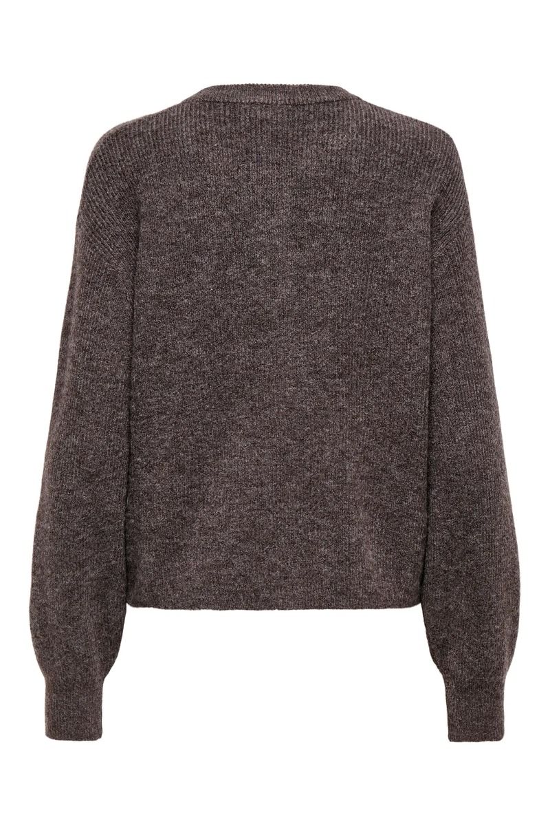 JDY - Cardigan - JLumi Life L/S Button Cardigan - Bracken Melange