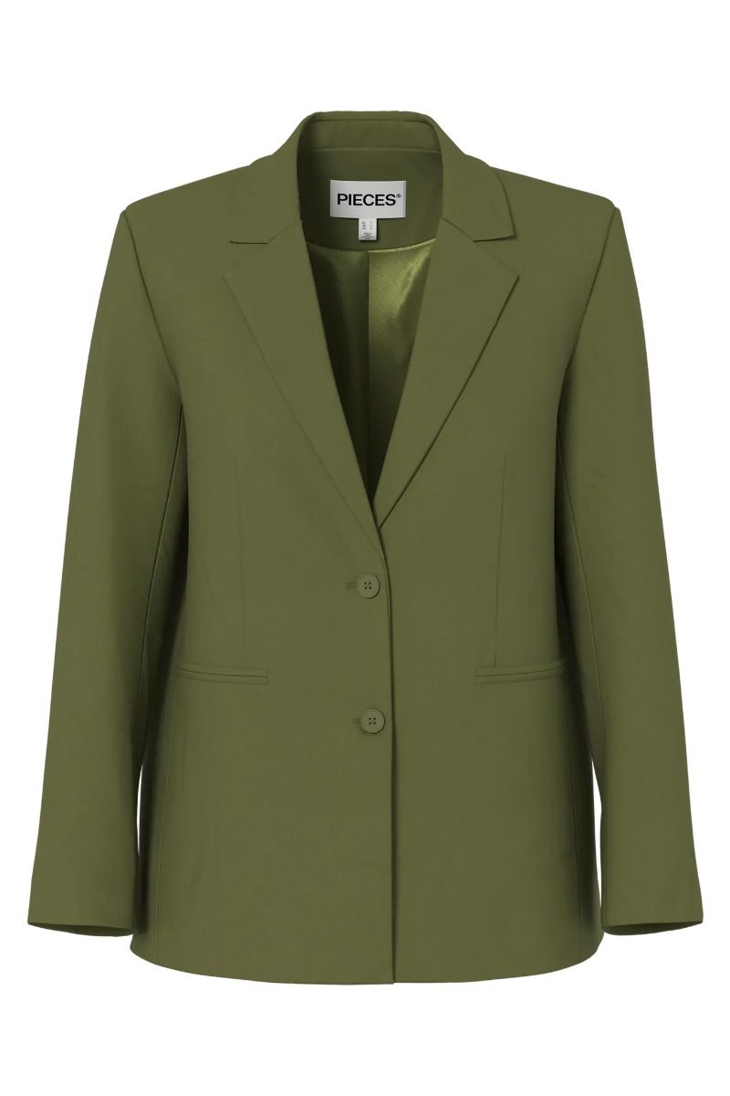 Pieces - Blazer - Bosella LS Loose Blazer - Sphagnum (Levering midt juni)