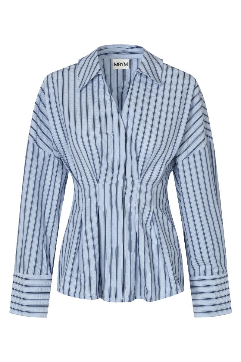 MbyM - Bluse - Isidor-M - Serenity Blue Stripe