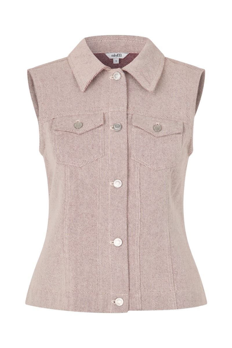 MbyM - Vest - Varo-M - Light Berry Wash (Levering midt juli)