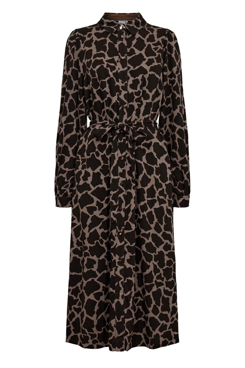 Nümph - Kjole - Hana Shirt Dress - Black Coffee