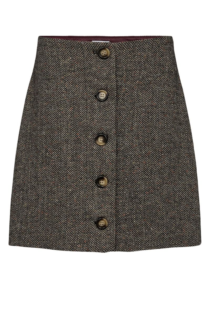 Nümph - Nederdel - Avey Mini Skirt - Caviar 