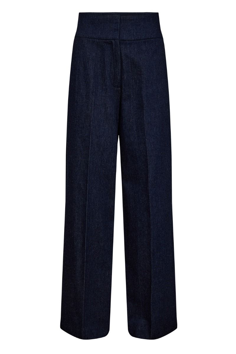 Nümph - Bukser - Bussy Denim Long Pants - Dark Blue Denim
