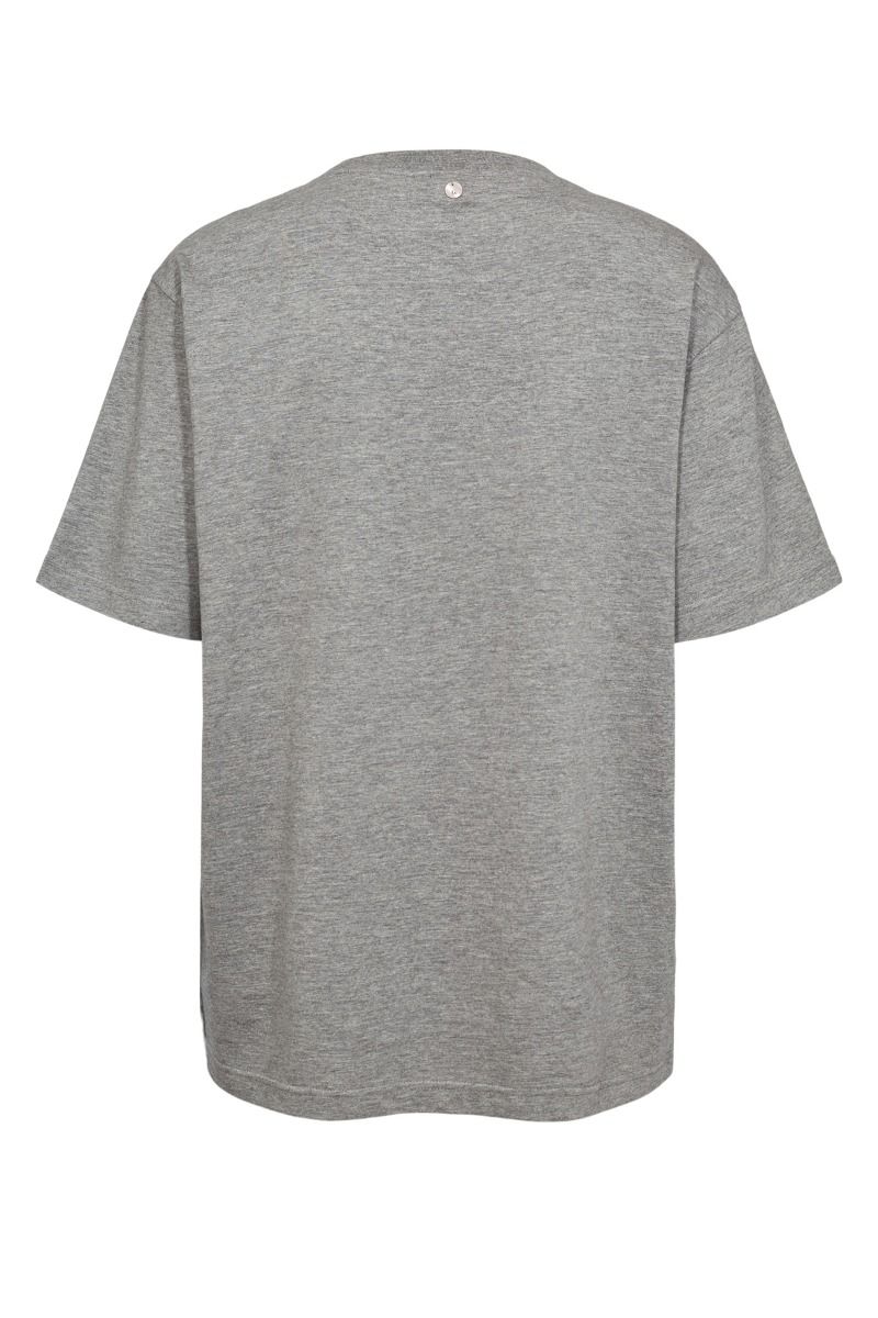 Nümph - T-shirt - Prema Oversize Tee - Medium Grey melange