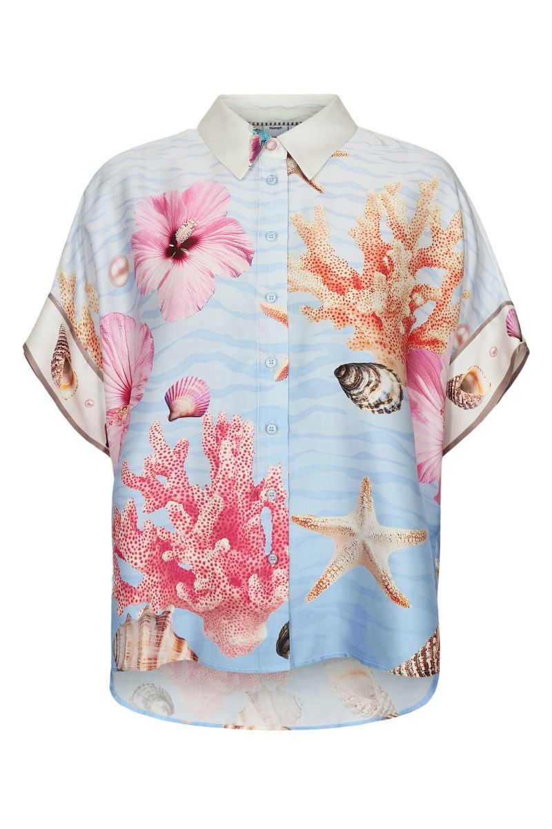 Nümph - Skjorte - Oceana Sleeveless Shirt - Skyway (Levering slut april)