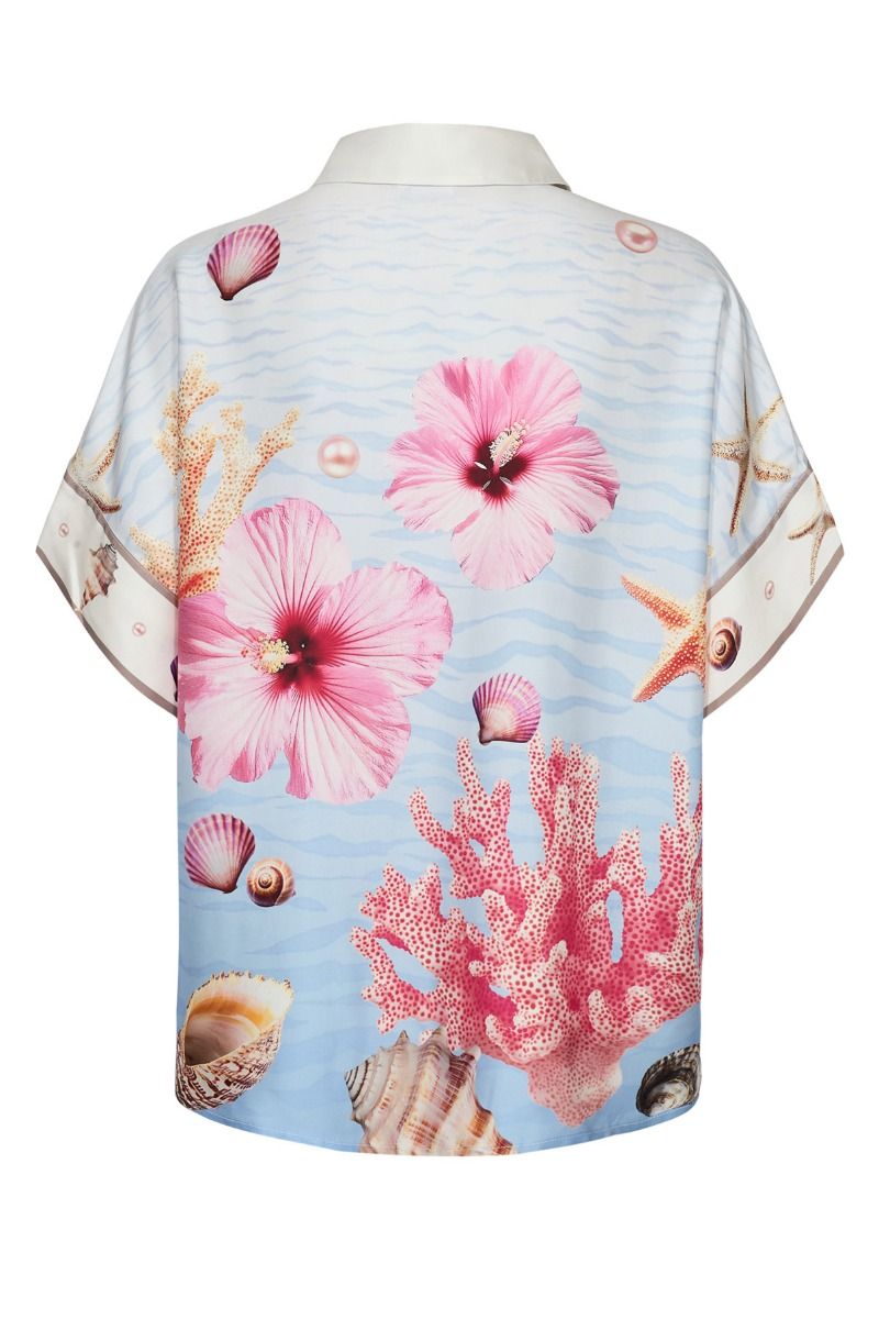 Nümph - Skjorte - Oceana Sleeveless Shirt - Skyway (Levering slut april)