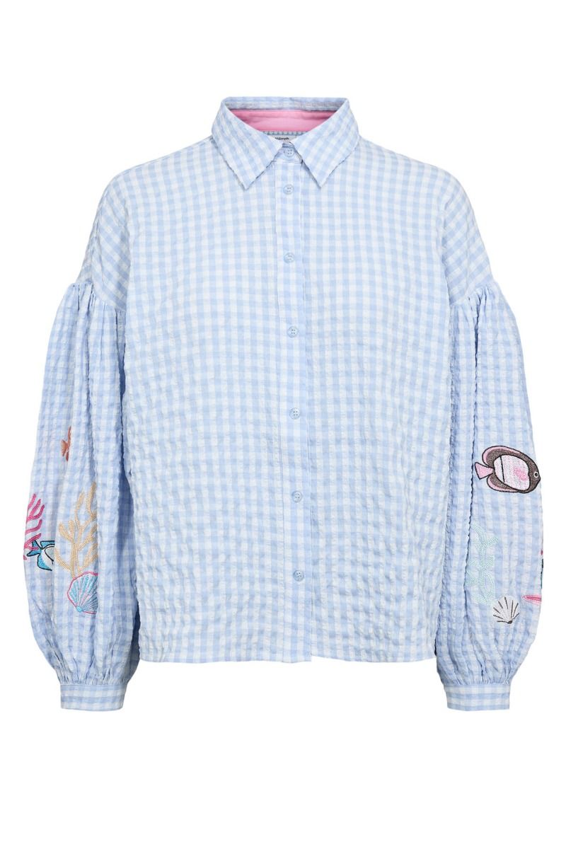 Nümph - Skjorte - Surfer Shirt - Placid Blue (Levering slut april)