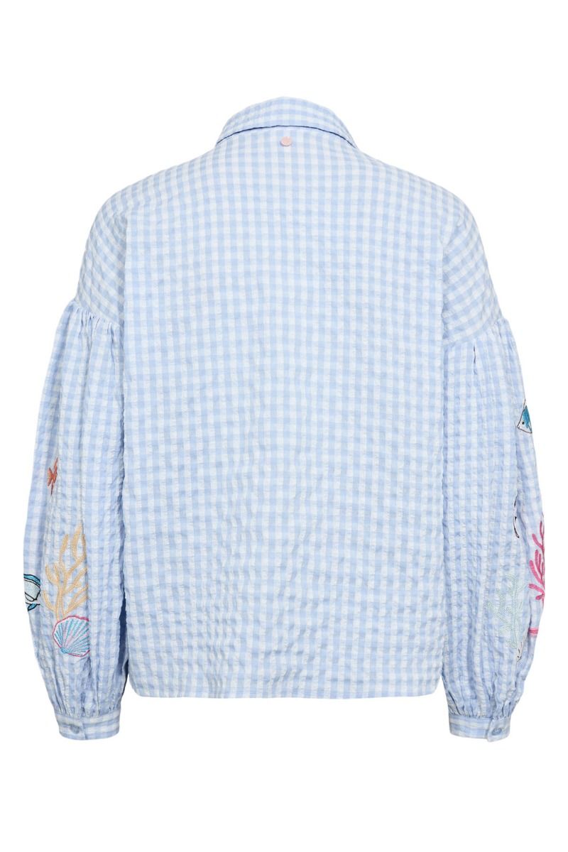 Nümph - Skjorte - Surfer Shirt - Placid Blue (Levering slut april)